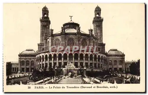 Paris - 16 - Le Palais de Trocadero Cartes postales