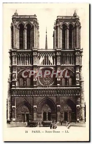 Paris - 4 - Notre Dame Cartes postales