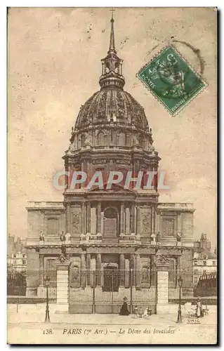 Paris - 7 - Le Dome des Invalides - Cartes postales