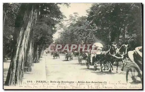 Paris - 16 - Bois de Boulogne - Allee des Arcacias - Ansichtskarte AK