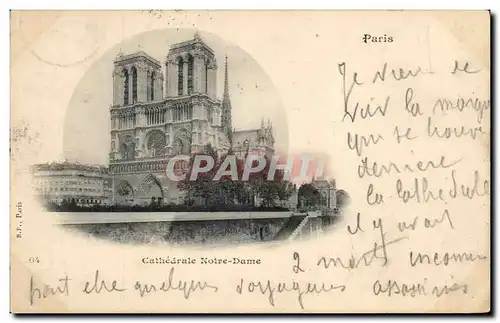 Paris - 4 - Cathedrale Notre Dame Cartes postales