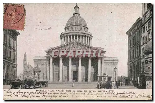 Paris - 8 - Pantheon et Eglise Ste Genevieve Cartes postales