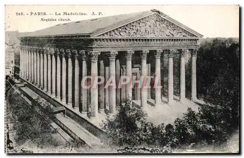 Paris - 8 - La Madeleine Cartes postales -