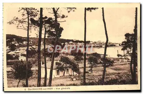 Ste Maxime sur Mer - Vue Generale - Ansichtskarte AK