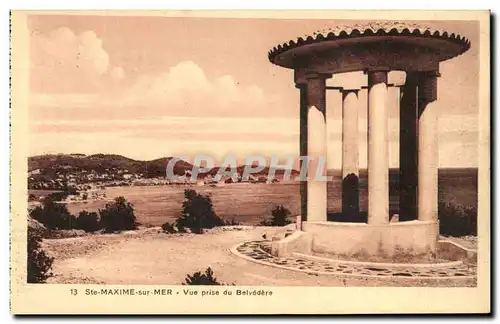 Ste Maxime sur Mer - Vue Prise du Belvedere - Ansichtskarte AK