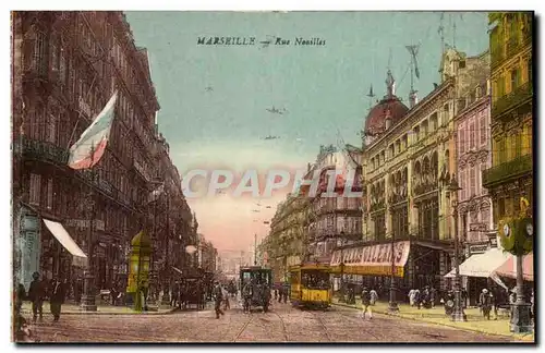 Marseille - Rue Noailles - tableau - painting - art - Cartes postales