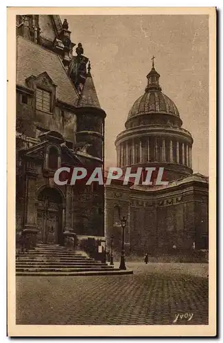 Paris - 5 - St Etienne du Mont et Dome de Pantheon - Ansichtskarte AK