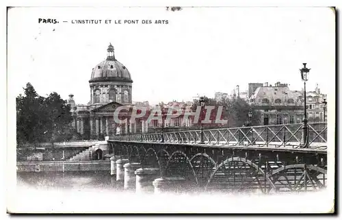 Paris - L&#39Institut et le Pont des Arts - Cartes postales