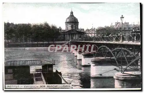 Paris - L&#39Institut - edite par le Bon Marche - Ansichtskarte AK