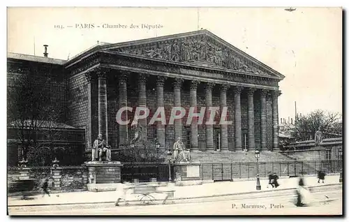 Paris - 1 - Chambre des Deputes - Cartes postales