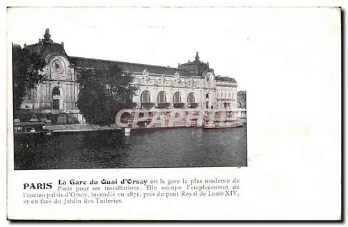 Paris - 7 - La Gare du Quai d&#39Orsay - Ansichtskarte AK