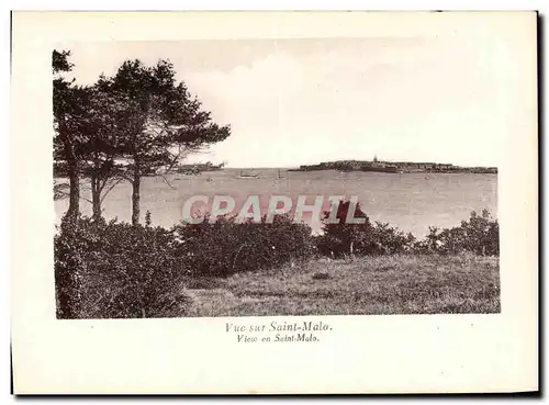 Dinard Ansichtskarte AK Vue sur Saint Malo