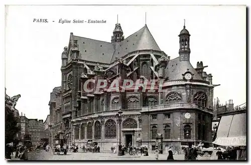 Paris - 1 - Eglise Saint Eustache Ansichtskarte AK