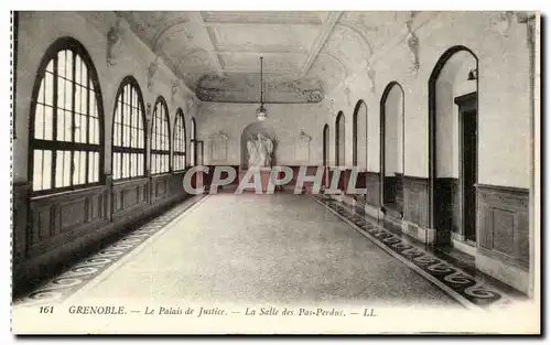 Grenoble - Le Palais de Justice - La Salle de Pas Perdus - Ansichtskarte AK