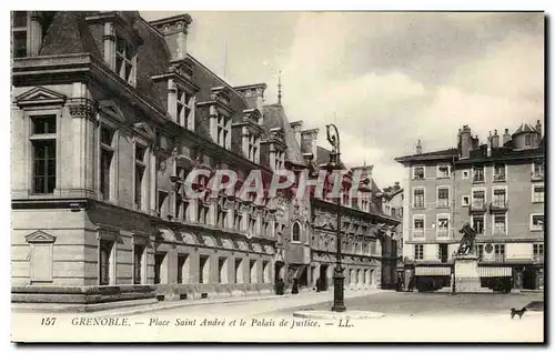 Grenoble - Place Saint Andre et le Palais de Justice - Cartes postales