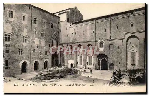 Avignon - Le Palais des Papes - Cour d&#39Honneur - Cartes postales