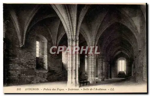 Avignon - Palais des Papes - Interieur - Salle de l&#39Audience - Ansichtskarte AK