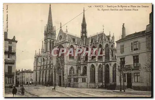 Nancy - Basilique St Epvre et Place des Dames - Ansichtskarte AK