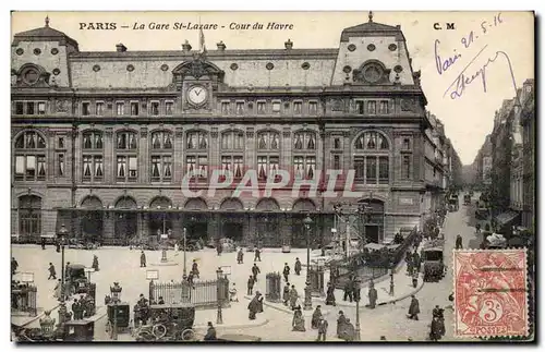 Paris - 8 - La Gare Saint Lazare Cartes postales