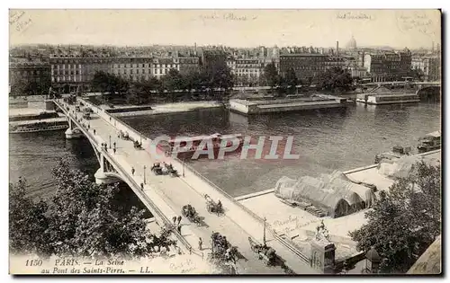 Paris - La Seine au Pont Saints Peres - Cartes postales