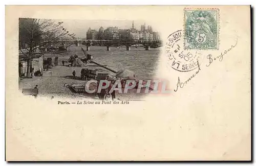 Paris - La Seine au Pont des Arts - Cartes postales