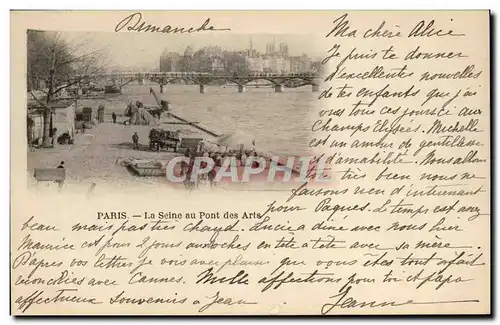 Paris - La Seine au Pont des Arts - Cartes postales