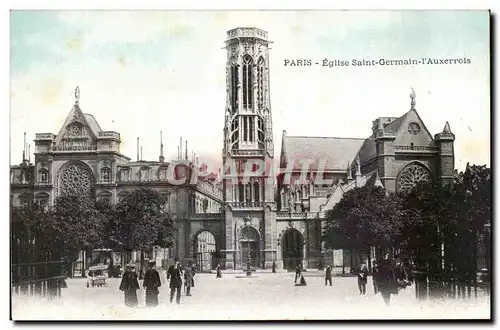 Paris - 1 - Eglise Saint Germain d&#39Auxerrois - Cartes postales