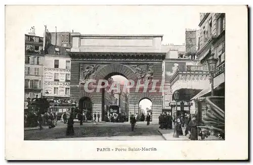 Paris - 10 - Porte Saint Martin - Cartes postales