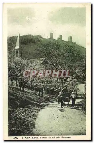 Cartes postales Chateaux Trois Exen pres Haussern