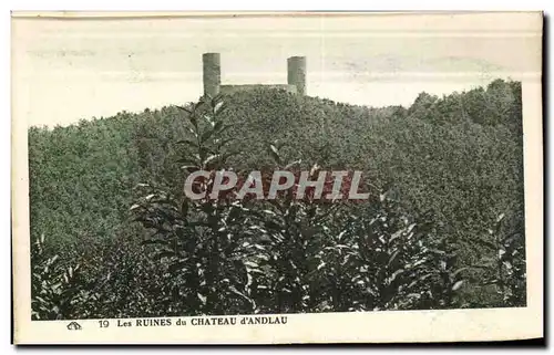 Cartes postales Les ruines du chateau d&#39andlau