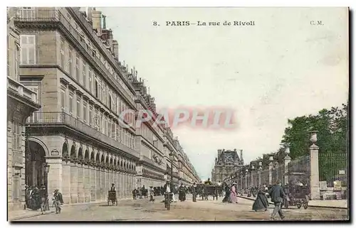 Paris Cartes postales Rue de rivoli