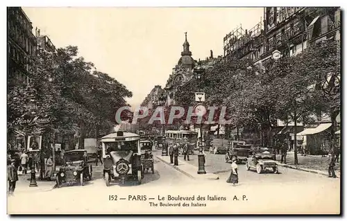 Paris Cartes postales Boulevard des italiens