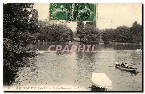 Paris Cartes postales Bois de Vincennes Le lac Daumesnil