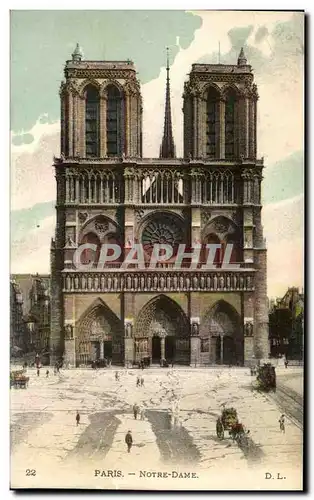 Paris Cartes postales Notre Dame