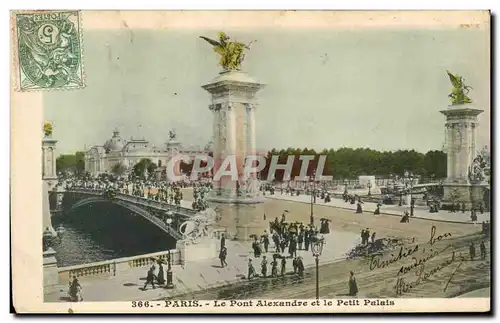 Paris Ansichtskarte AK Le pont Alexandre et le petit palais