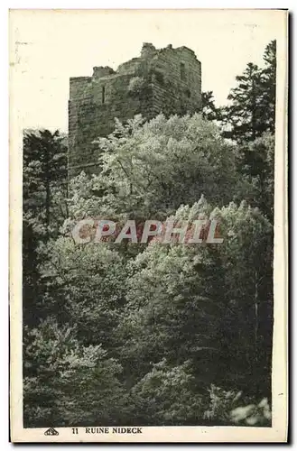 Cartes postales Ruine Nideck