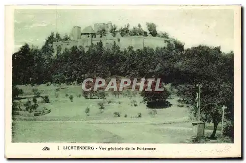 Ansichtskarte AK lichtenberg Vue generale de la forteresse