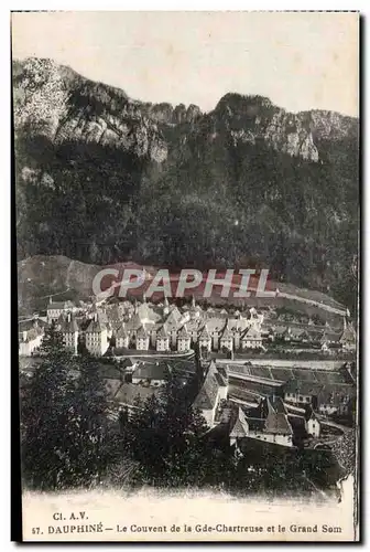 Dauphine Ansichtskarte AK Le couvent de la grande chartreuse et le grand Som