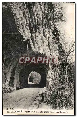 Dauphine Cartes postales Route de la Gde chartreuse Les tunnels