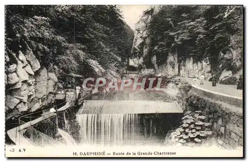 Dauphine Cartes postales Route de la Gde chartreuse