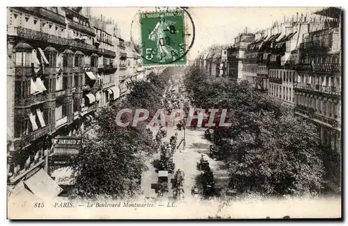 Paris Cartes postales Boulevard montmartre