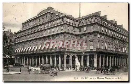 Paris Cartes postales Le theatre francais