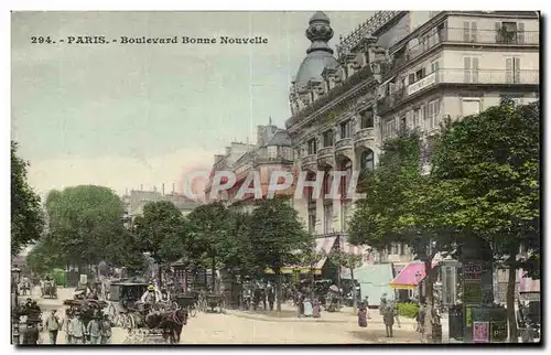 Paris Cartes postales Boulevard Bonne Nouvelle