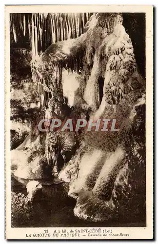 Cartes postales a 5 km de Saint Cere Cascade de choux fleurs