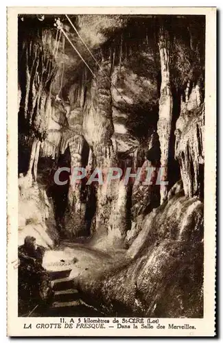 Cartes postales a 5 km de Saint Cere La grotte des presque DAns la salle des merveilles