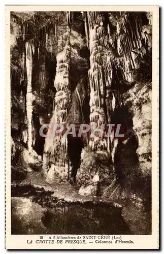 Cartes postales a 5 km de Saint Cere La grotte des presque Colonne d&#39Hercule