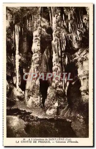 Cartes postales a 5 km de Saint Cere La grotte des presque Colonne d'Hercule