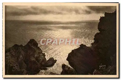 Cartes postales Les iles d&#39Hyeres Porquerolles Lever de soleil sur la grande cale