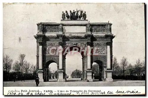 Paris Cartes postales Arc de triomphe du Carrousel