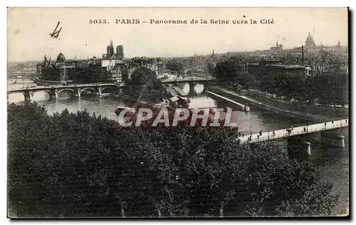 Paris Ansichtskarte AK Panorama de la Seine vers la cite